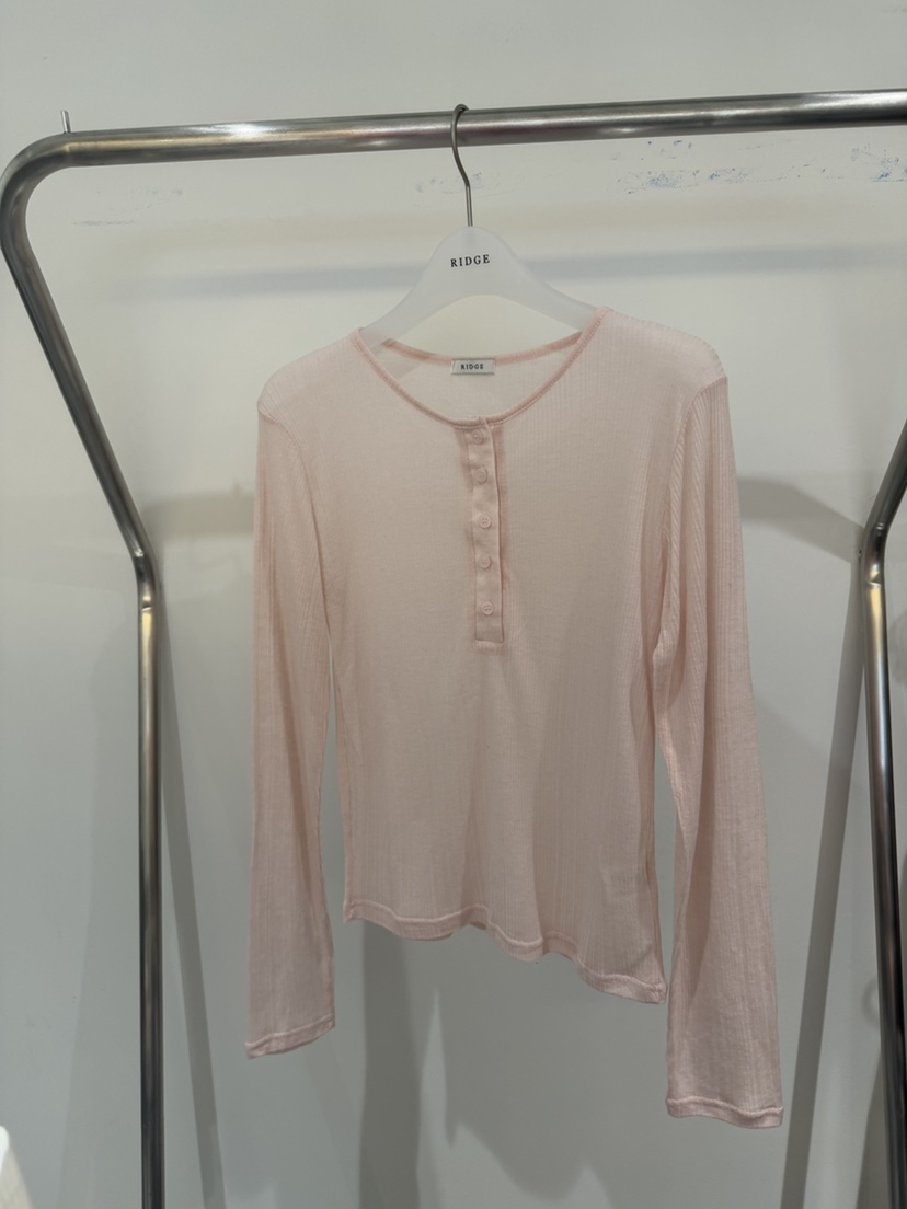 RIDGE-P韓國直郵女裝新品職業推薦26春夏休閑人氣長袖T恤RIDGE-P長袖T恤圖色2