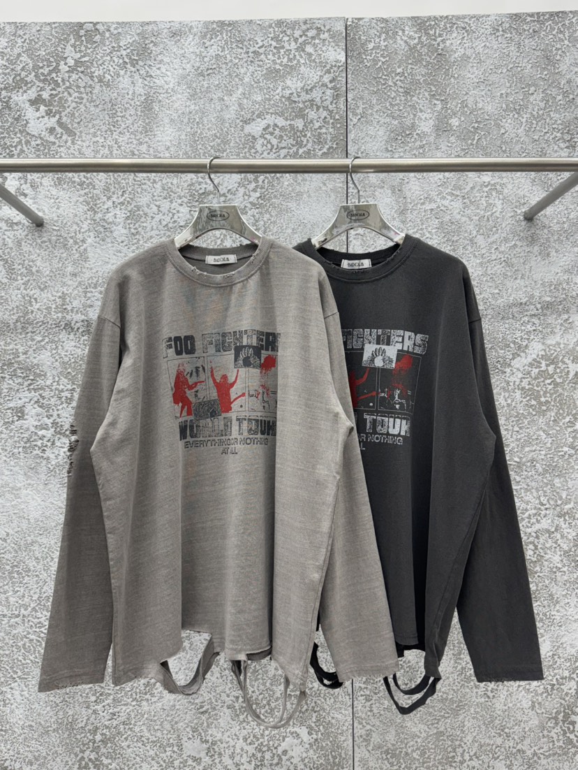 BADCALM東大門代購女裝新品熱賣26春夏真品人氣職業長袖T恤BADCALM長袖T恤