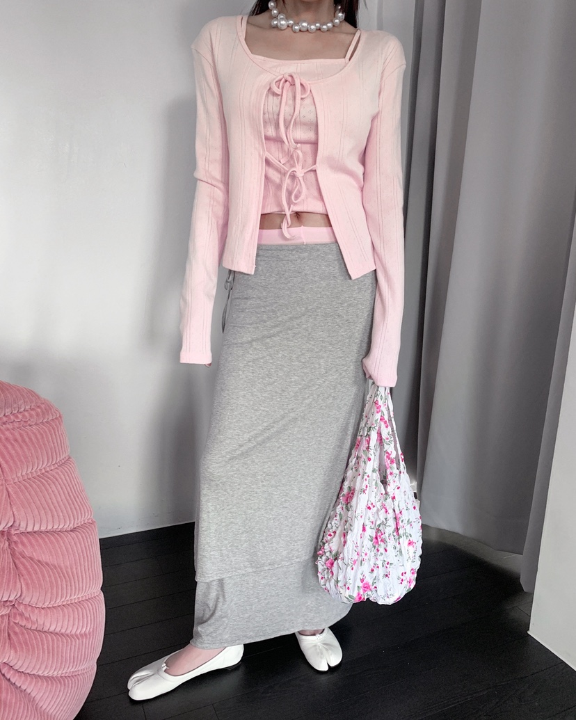 LIVE AID-P東大門代購女士新品推薦時尚26春夏熱賣長裙LIVE AID-P長裙