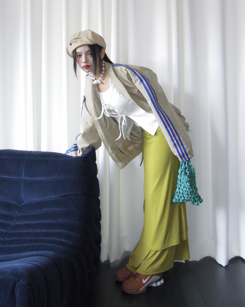 LIVE AID-P東大門代購女士新品推薦時尚26春夏熱賣長裙LIVE AID-P長裙