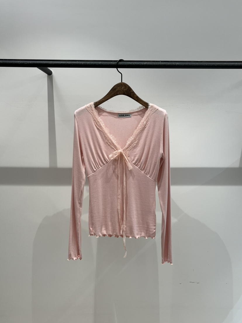 LOVE PULL東大門直郵女士新品休閑人氣推薦真品職業長袖T恤LOVE PULL長袖T恤圖色1