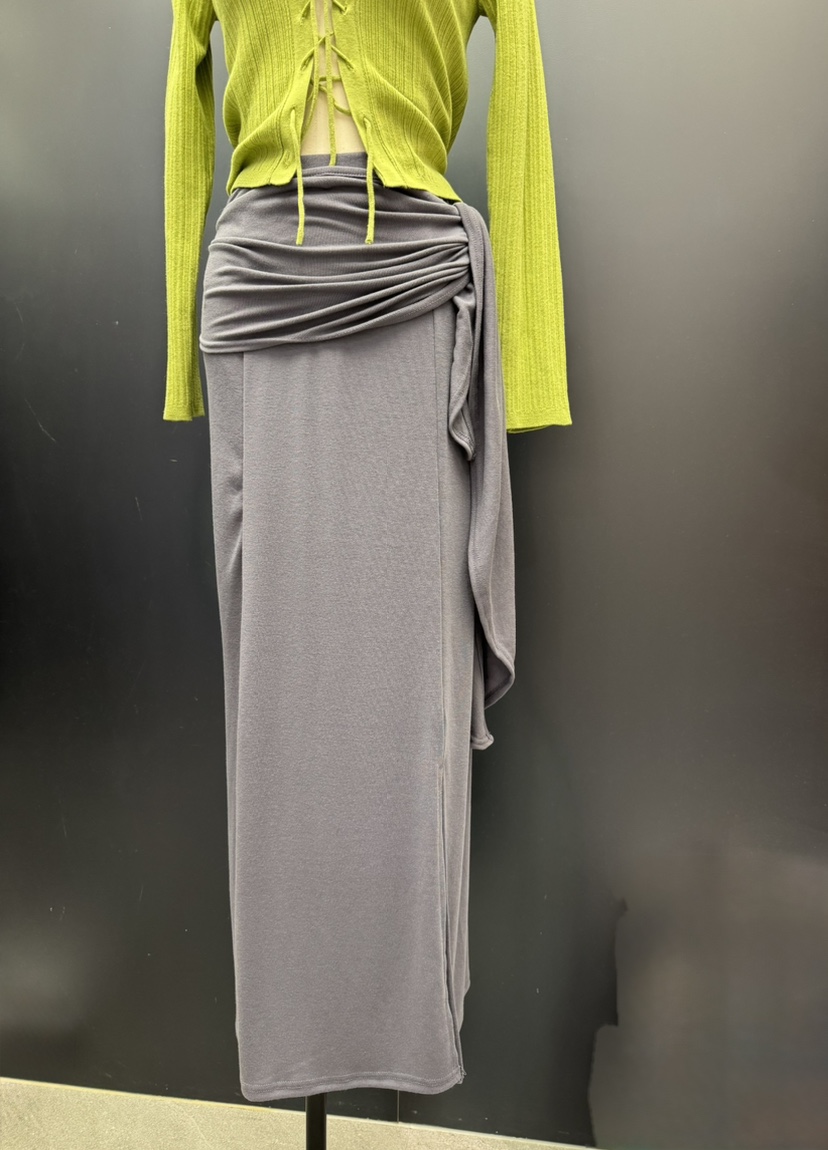 UNA/THE MAY東大門代購女裝新款時尚真品休閑長裙裹身裙THEMAY/UNA長裙圖色2