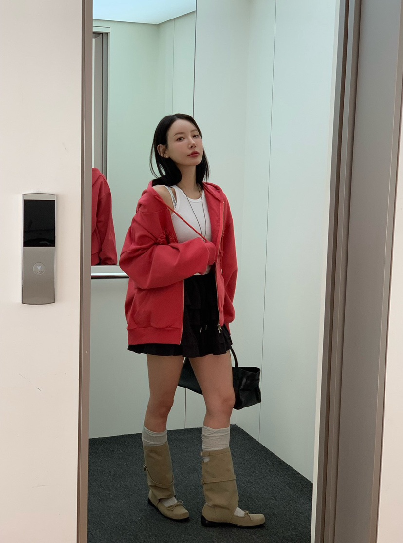 REVE CITE-L東大門實拍女裝新品熱賣人氣時尚休閑職業短裙REVE CITE-L短裙