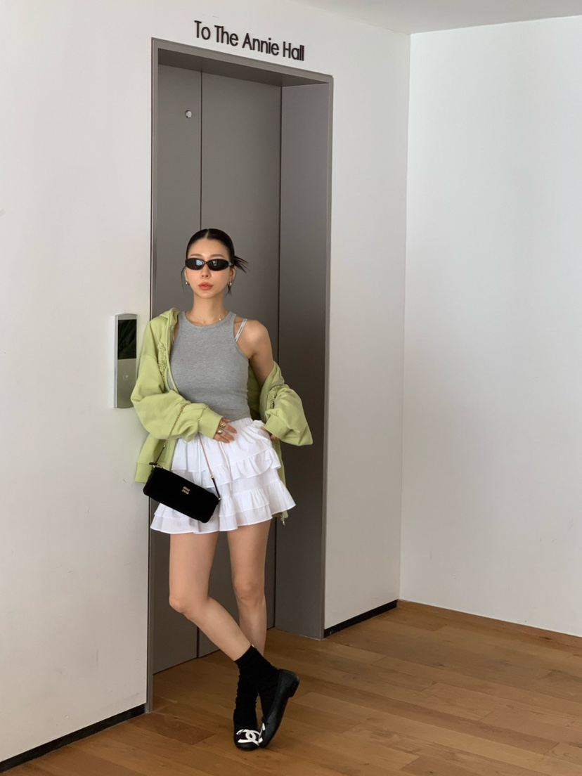 REVE CITE-L東大門實拍女裝新品熱賣人氣時尚休閑職業短裙REVE CITE-L短裙