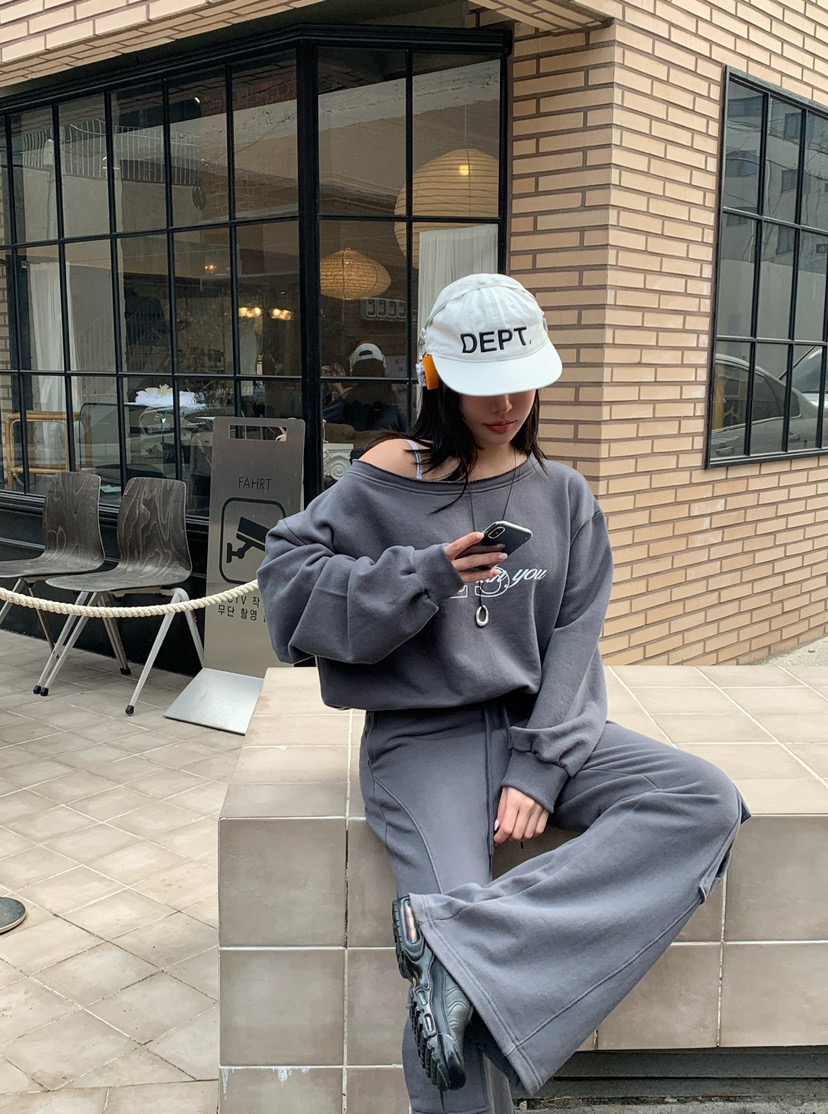 REVE CITE-L東大門直郵女士新款時尚真品休閑褲工裝喇叭REVE CITE-L休閑褲