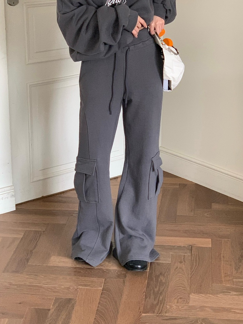 REVE CITE-L東大門直郵女士新款時尚真品休閑褲工裝喇叭REVE CITE-L休閑褲