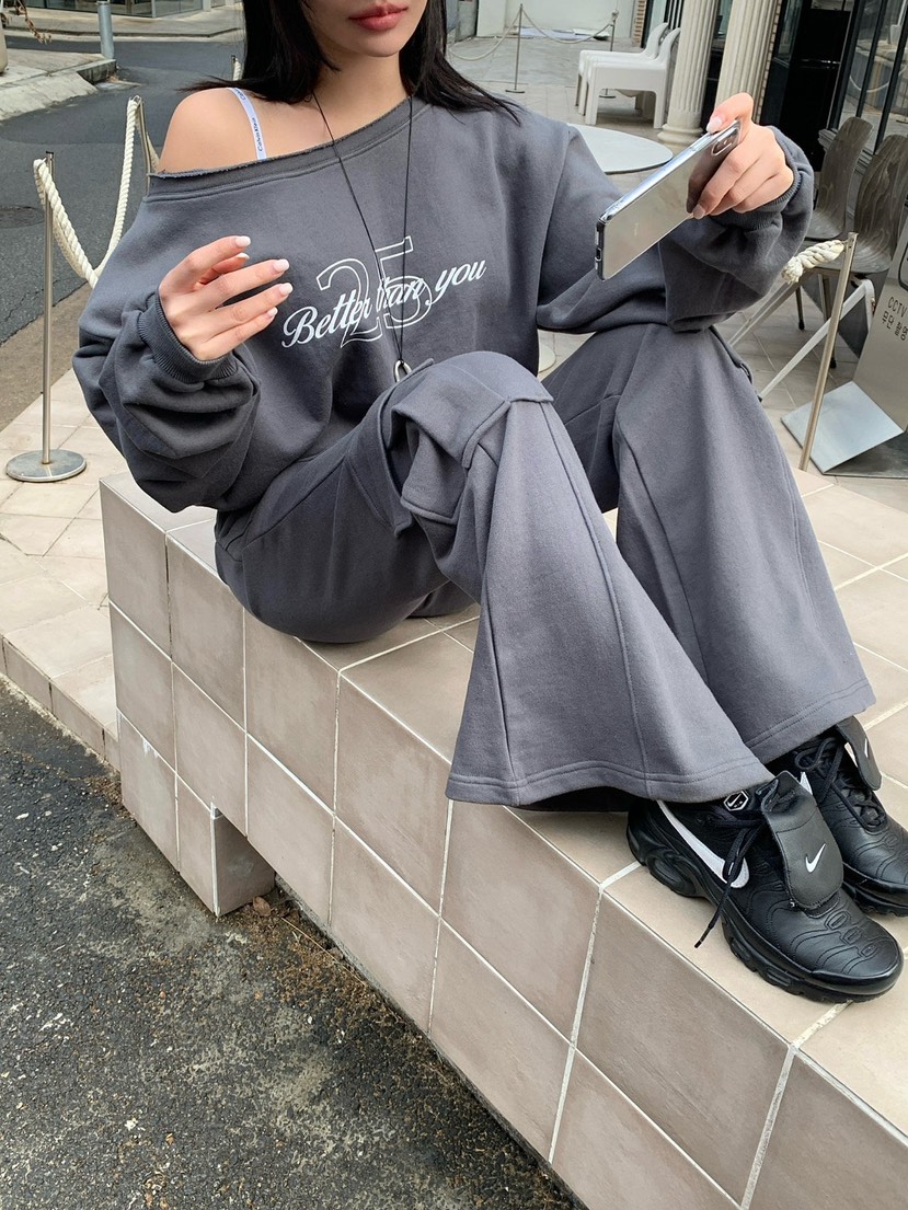 REVE CITE-L東大門直郵女士新款時尚真品休閑褲工裝喇叭REVE CITE-L休閑褲