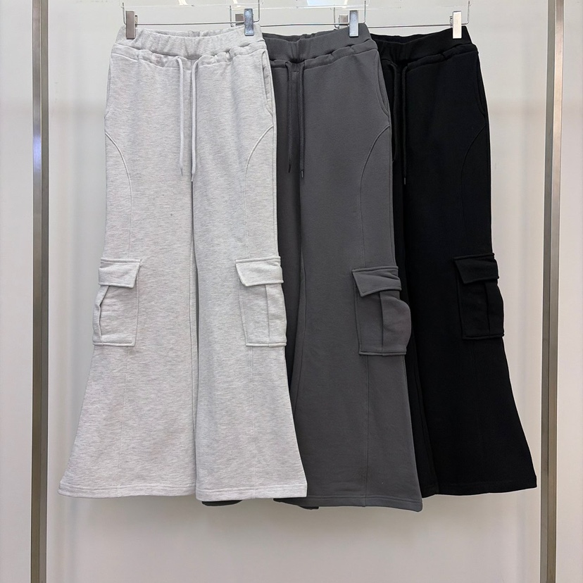 REVE CITE-L東大門直郵女士新款時尚真品休閑褲工裝喇叭REVE CITE-L休閑褲