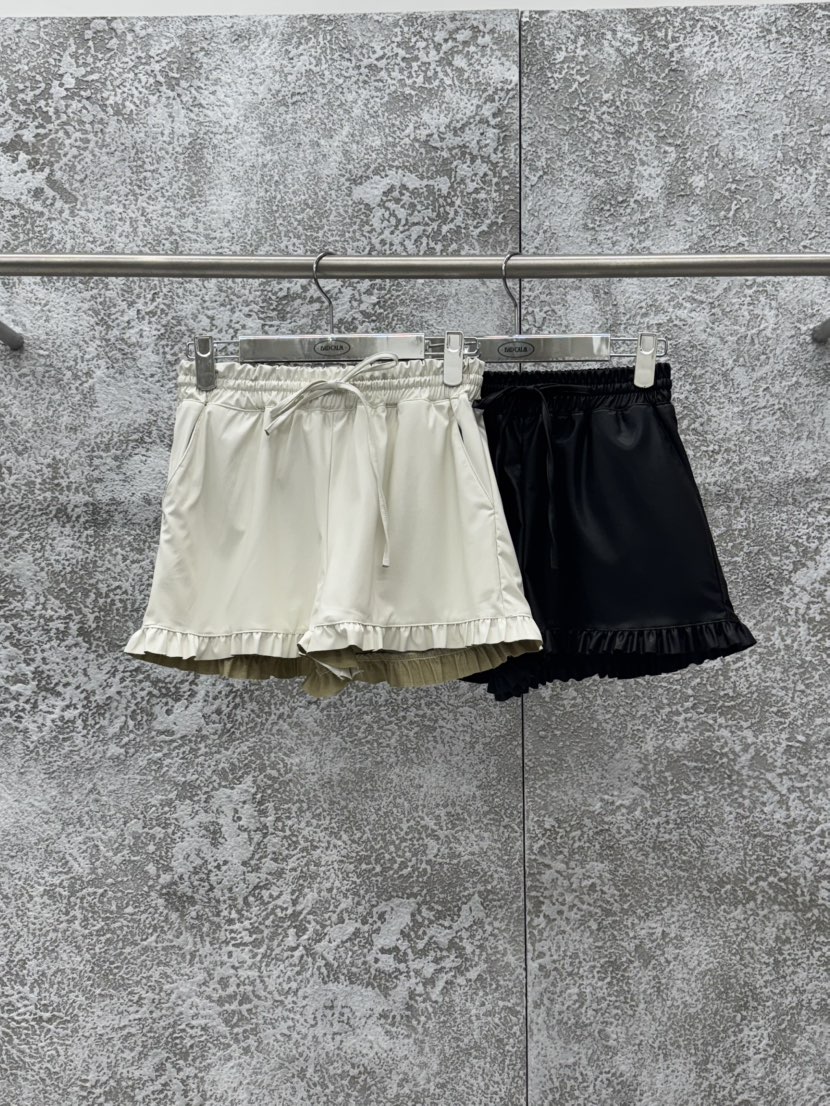 BADCALM東大門代購女士新品真品人氣26春夏推薦休閑短褲皮革BADCALM短褲