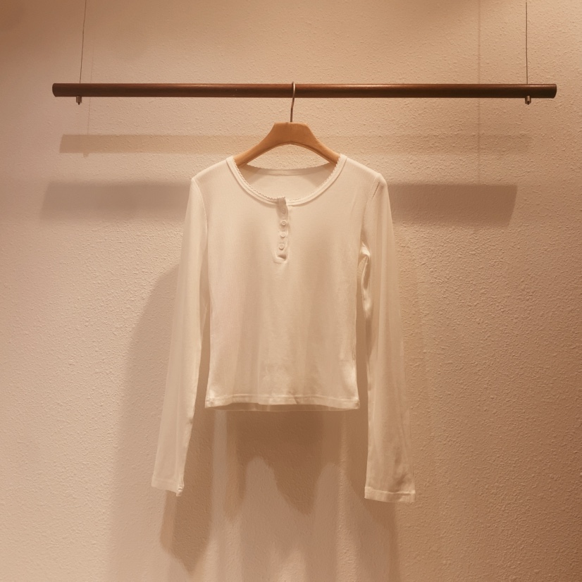 DARLUZ_MI韓國代購女士新款推薦時尚人氣真品熱賣長袖T恤DARLUZ_MI長袖T恤圖色1