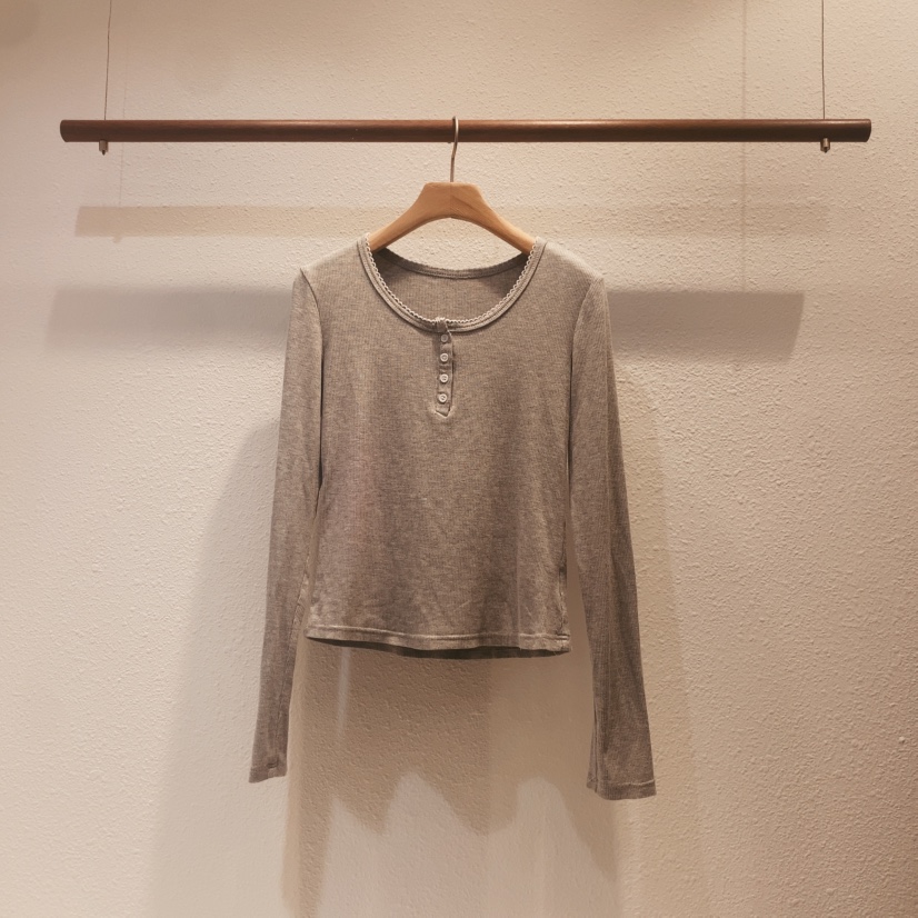 DARLUZ_MI韓國代購女士新款推薦時尚人氣真品熱賣長袖T恤DARLUZ_MI長袖T恤圖色2
