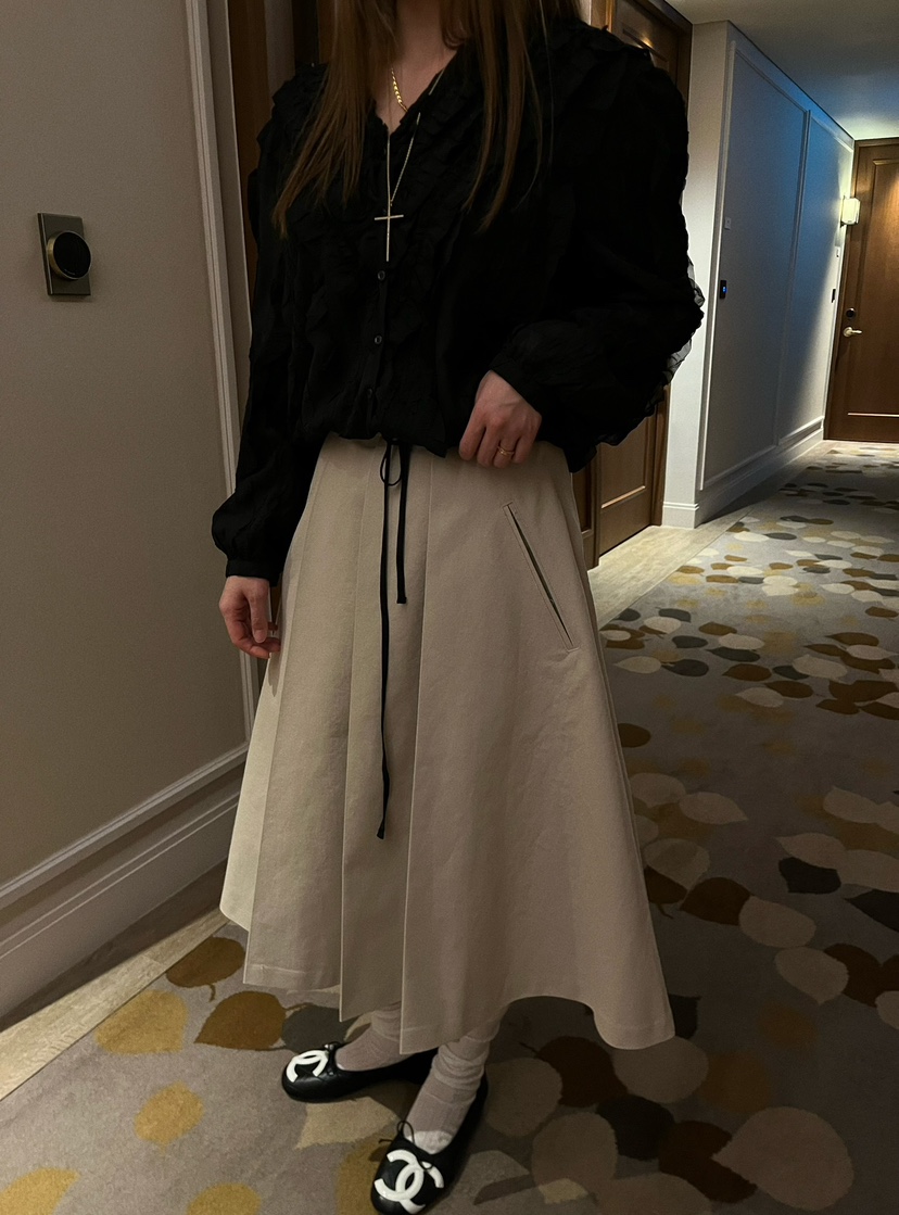 LOVE PULL韓國直郵女士新品時尚推薦休閑職業半身裙中短裙LOVE PULL半身裙/中短裙