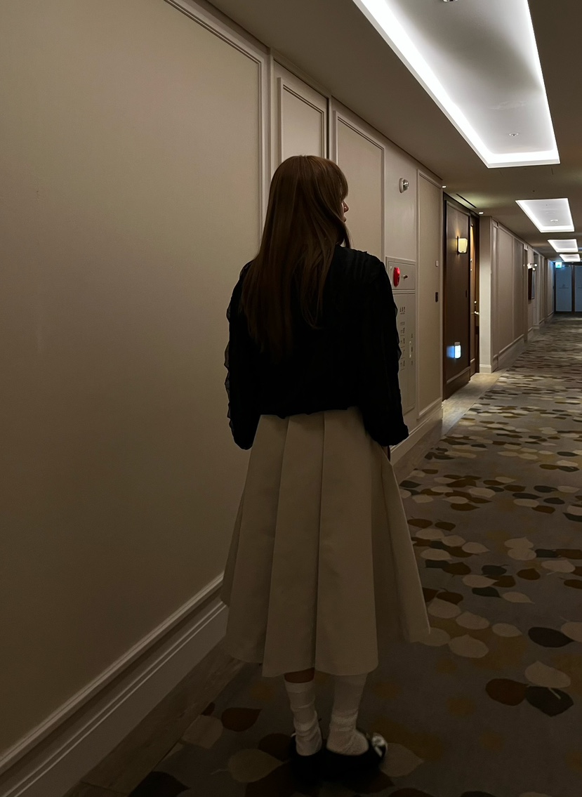 LOVE PULL韓國直郵女士新品時尚推薦休閑職業半身裙中短裙LOVE PULL半身裙/中短裙