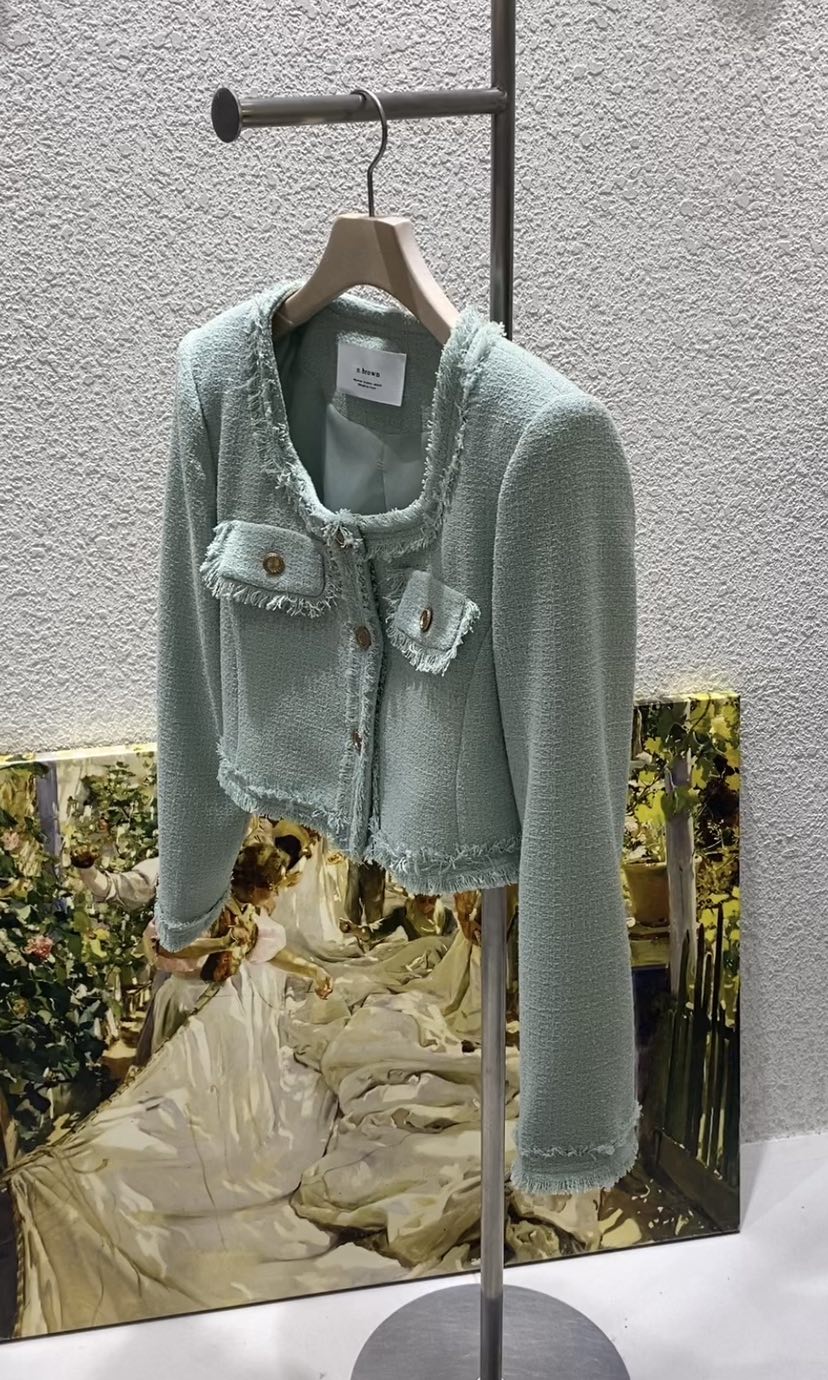 N BROWN韓國直郵女裝新品推薦職業熱賣時尚真品人氣夾克N BROWN夾克圖色3