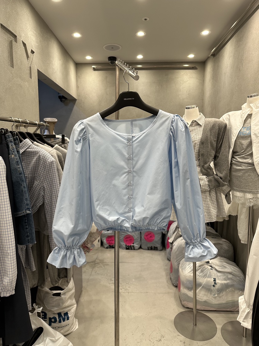 CELEBRITY-A東大門實拍女裝新品職業真品26春夏襯衫蕾絲衫CELEBRITY-A襯衫/蕾絲衫圖色1