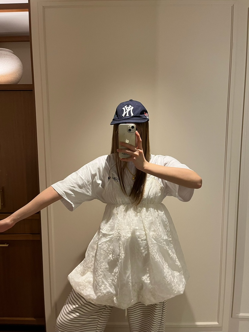 LOVE PULL東大門直郵女士新品熱賣休閑26春夏連衣裙刺繡LOVE PULL連衣裙