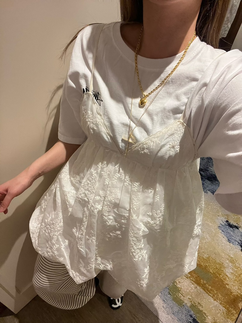 LOVE PULL東大門直郵女士新品熱賣休閑26春夏連衣裙刺繡LOVE PULL連衣裙