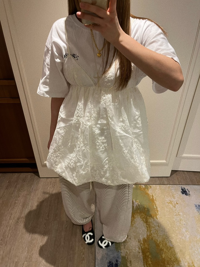 LOVE PULL東大門直郵女士新品熱賣休閑26春夏連衣裙刺繡LOVE PULL連衣裙