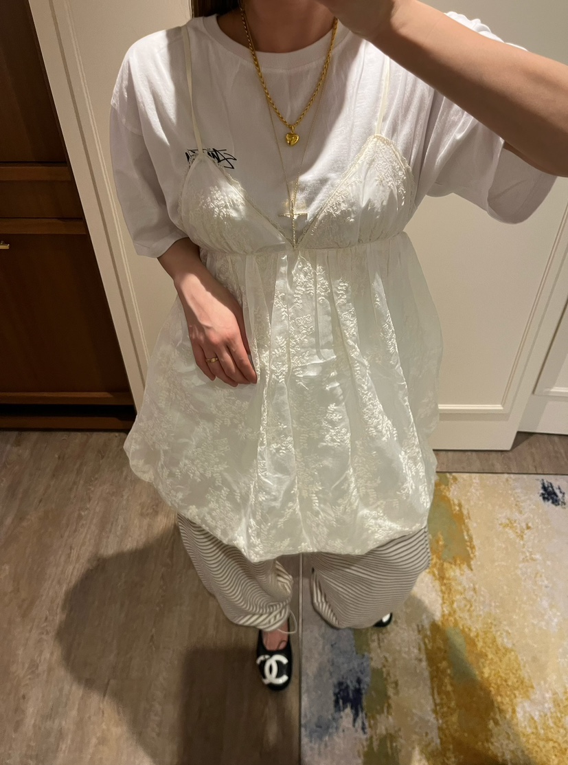 LOVE PULL東大門直郵女士新品熱賣休閑26春夏連衣裙刺繡LOVE PULL連衣裙