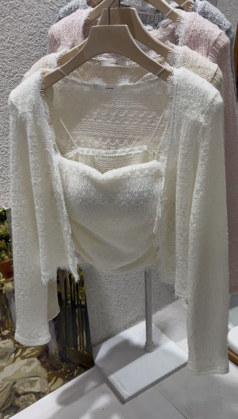 N BROWN東大門直郵女裝新款真品休閑職業人氣套裝羊毛衫N BROWN套裝圖色1