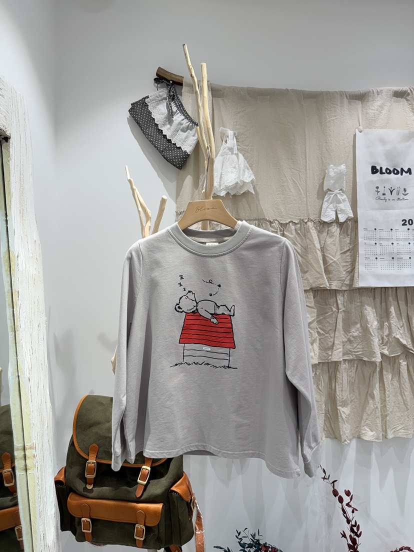 BLOOM東大門代購女士新款休閑人氣推薦職業真品26春夏長袖T恤BLOOM-S長袖T恤圖色2