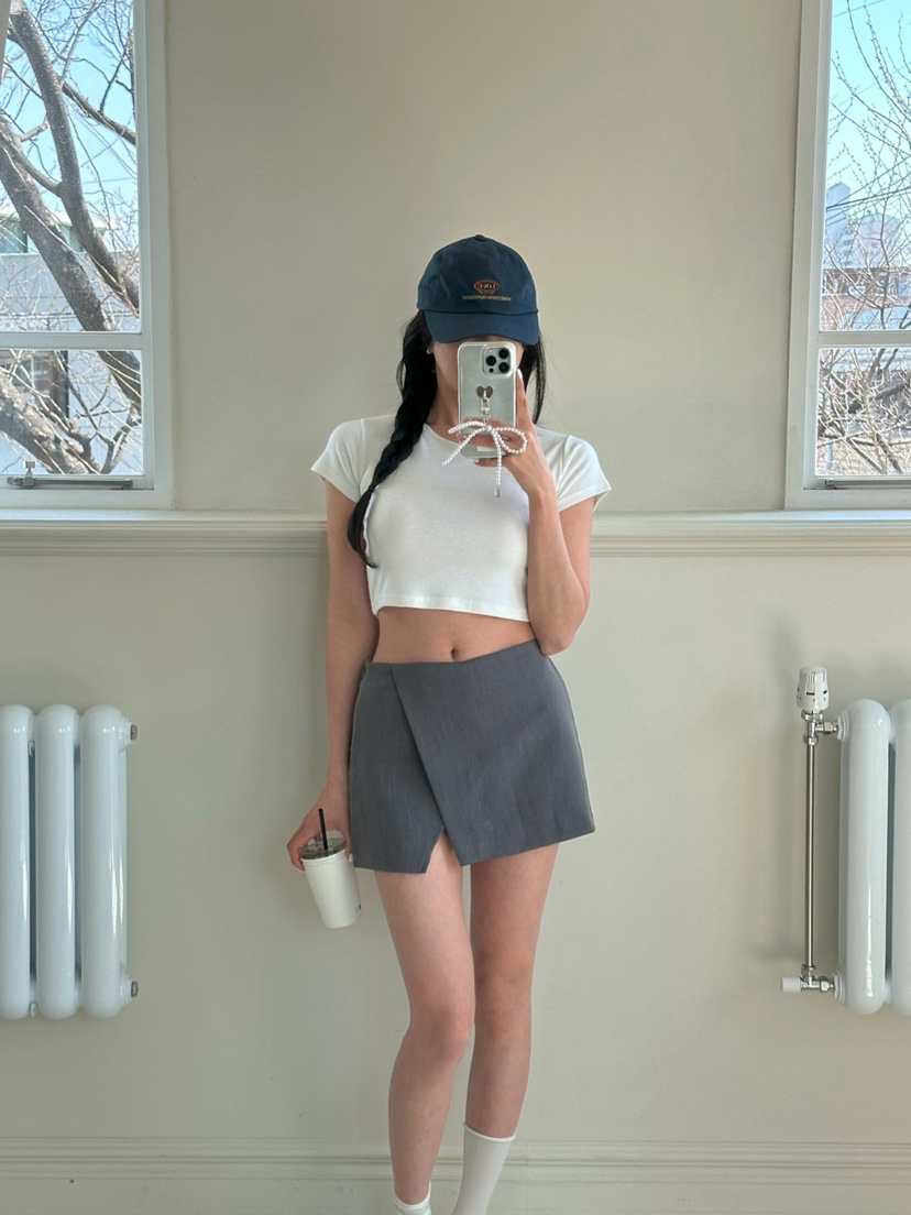 EOMPIT東大門代購女裝新品職業人氣真品推薦休閑26春夏短裙EOMPIT短裙