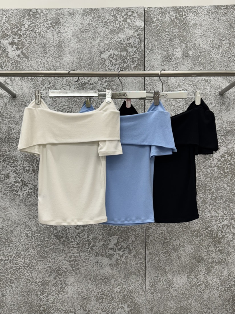 BADCALM東大門直郵女裝新品人氣熱賣26春夏真品時尚T恤披肩BADCALMT恤