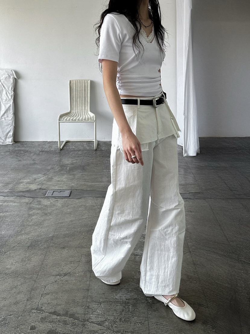 INSSENSE-A韓國直郵女裝新款時尚熱賣真品職業休閑休閑褲INSSENSE-A休閑褲