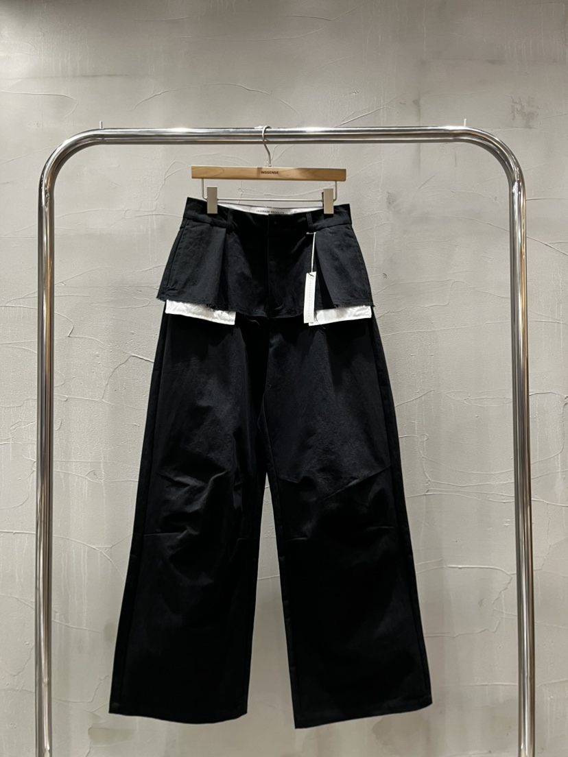 INSSENSE-A韓國直郵女裝新款時尚熱賣真品職業休閑休閑褲INSSENSE-A休閑褲圖色1