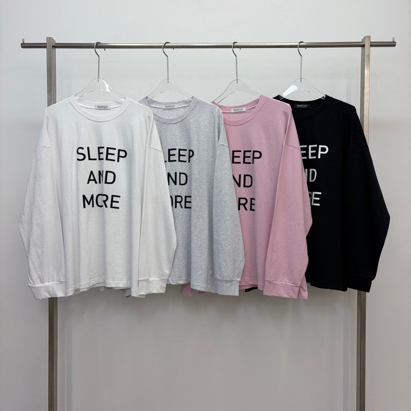 REVE CITE-L韓國直郵女士新品時尚真品休閑26春夏長袖T恤REVE CITE-L長袖T恤