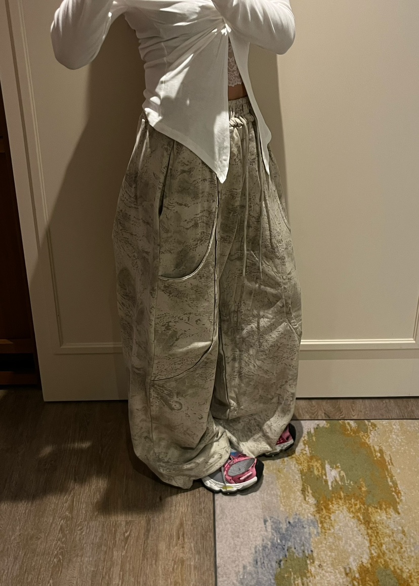 LOVE PULL東大門直郵女士新品休閑人氣26春夏休閑褲口袋LOVE PULL休閑褲