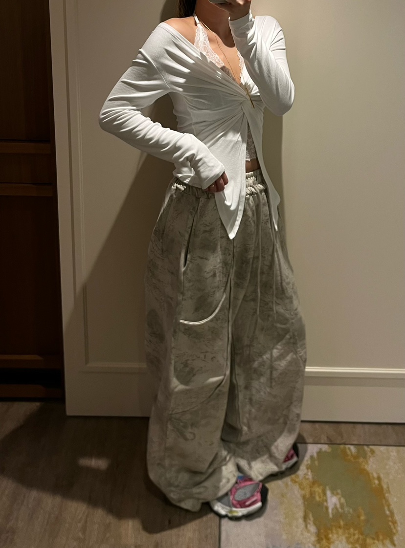 LOVE PULL東大門直郵女士新品休閑人氣26春夏休閑褲口袋LOVE PULL休閑褲