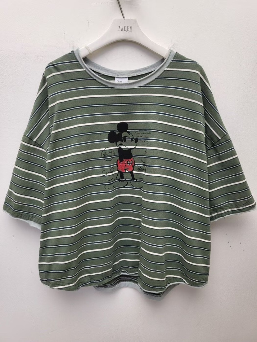 ZACCU韓國代購女裝新品職業推薦時尚26春夏熱賣休閑人氣T恤ZACCUT恤圖色2