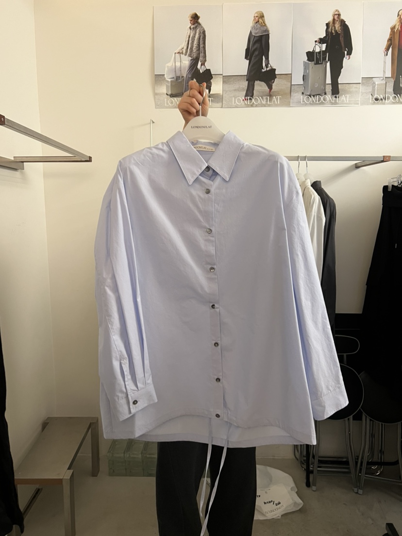 LONDON FLAT東大門實拍女士新款推薦真品襯衫蕾絲衫棉質LONDON FLAT襯衫/蕾絲衫圖色2