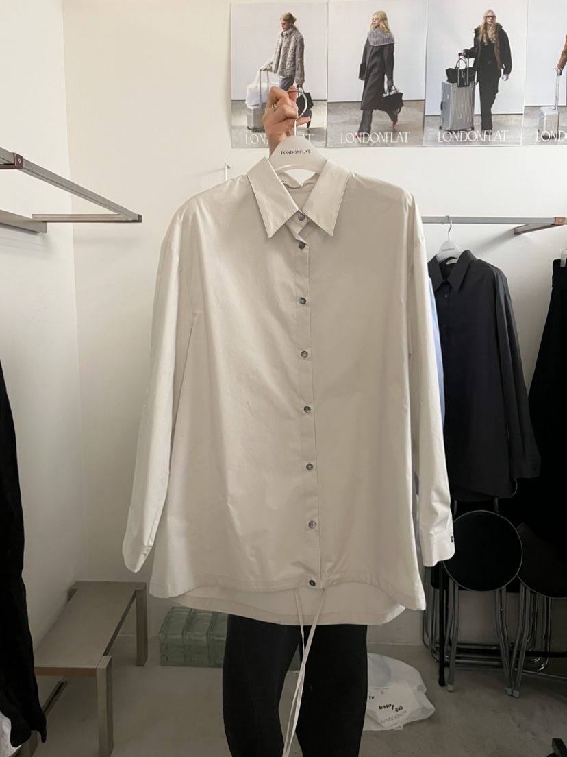 LONDON FLAT東大門實拍女士新款推薦真品襯衫蕾絲衫棉質LONDON FLAT襯衫/蕾絲衫圖色3