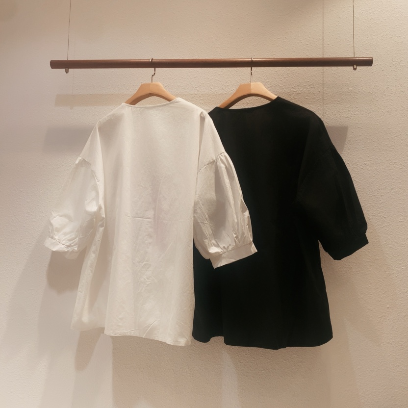 DARLUZ_MI東大門直郵女裝新品時尚熱賣推薦襯衫蕾絲衫褶裥DARLUZ_MI襯衫/蕾絲衫