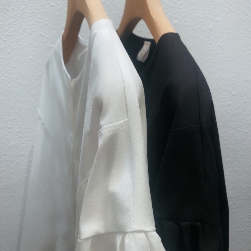 DARLUZ_MI東大門直郵女裝新品時尚熱賣推薦襯衫蕾絲衫褶裥DARLUZ_MI襯衫/蕾絲衫