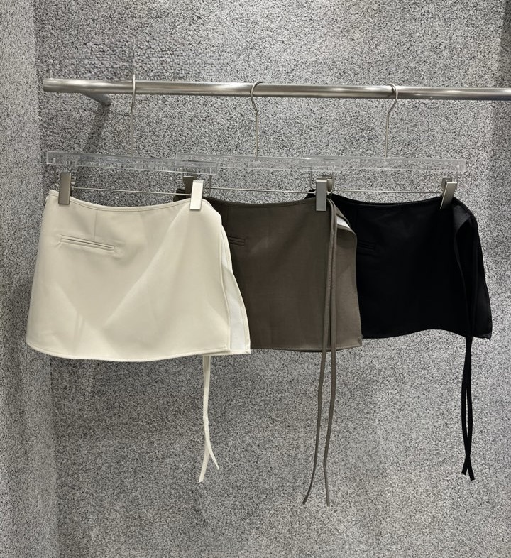 UNA/THE MAY韓國代購女裝新款休閑熱賣職業真品裙褲紐扣THEMAY/UNA裙褲