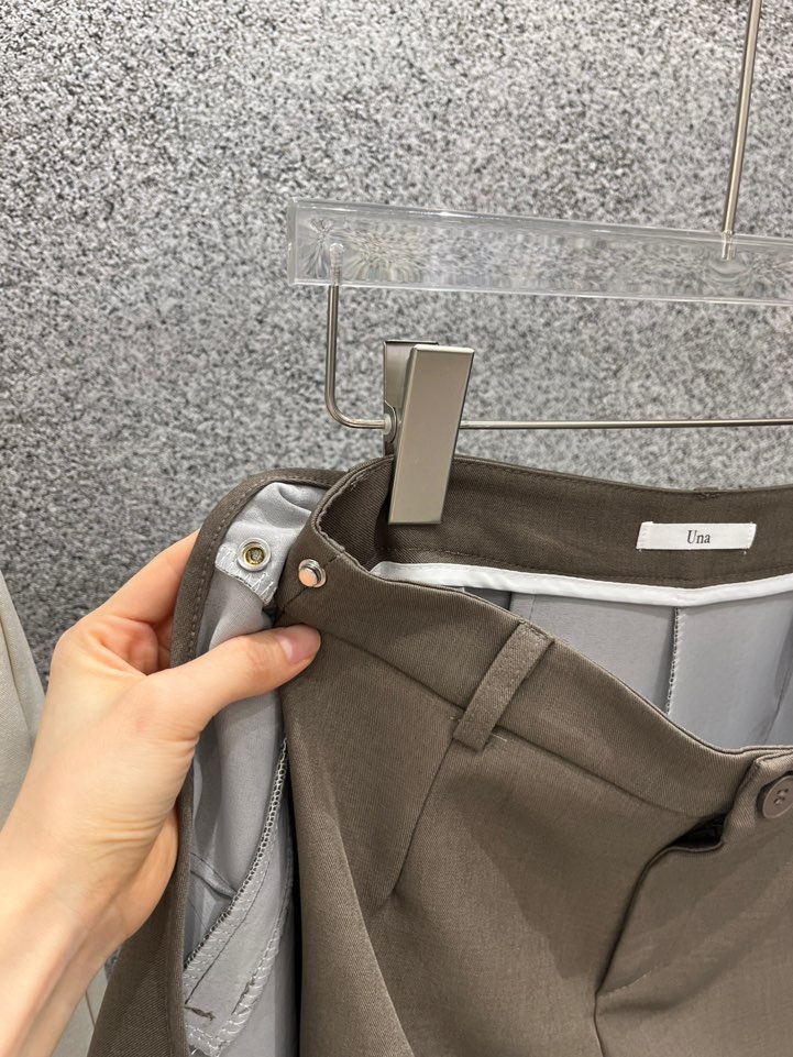 UNA/THE MAY韓國代購女裝新款休閑熱賣職業真品裙褲紐扣THEMAY/UNA裙褲