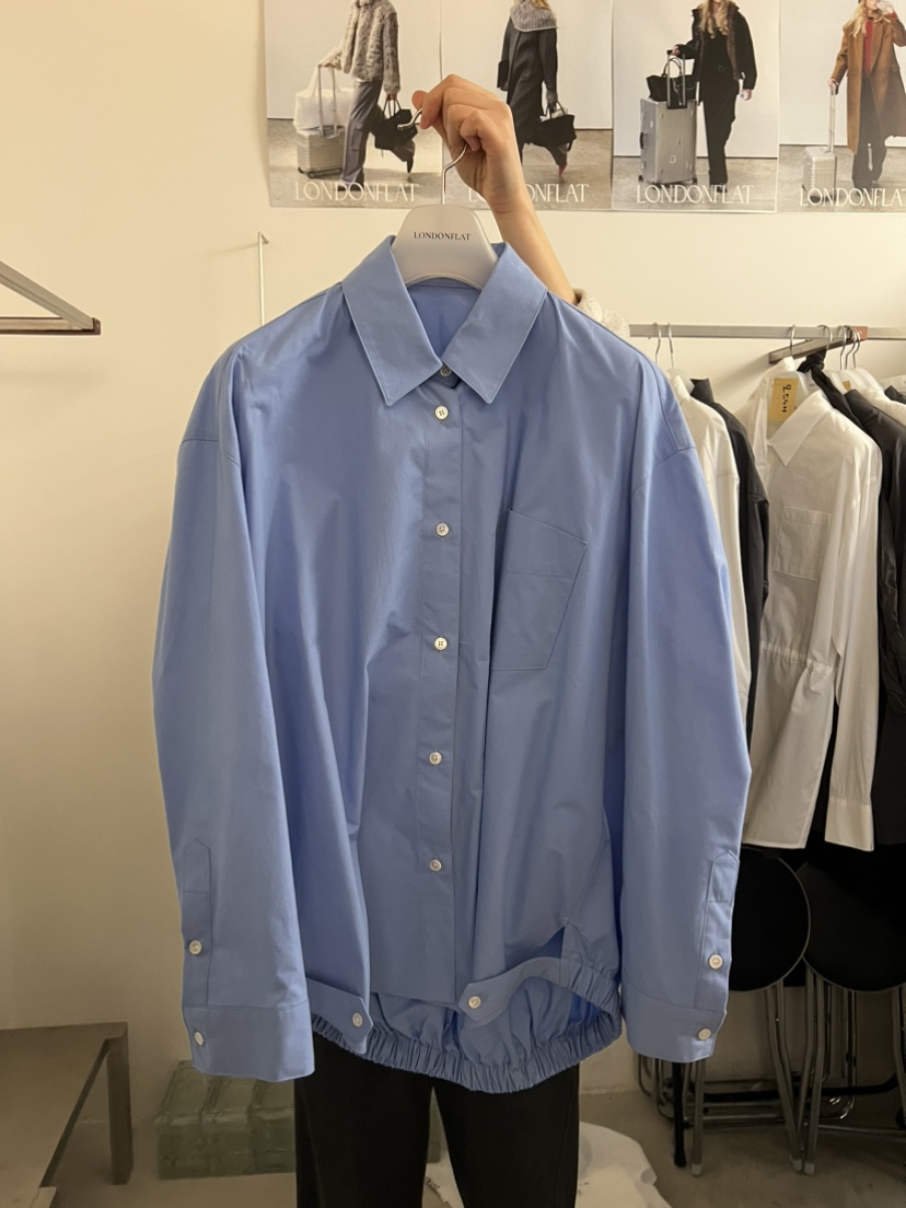 LONDON FLAT韓國直郵女士新款職業真品休閑推薦襯衫蕾絲衫LONDON FLAT襯衫/蕾絲衫圖色2