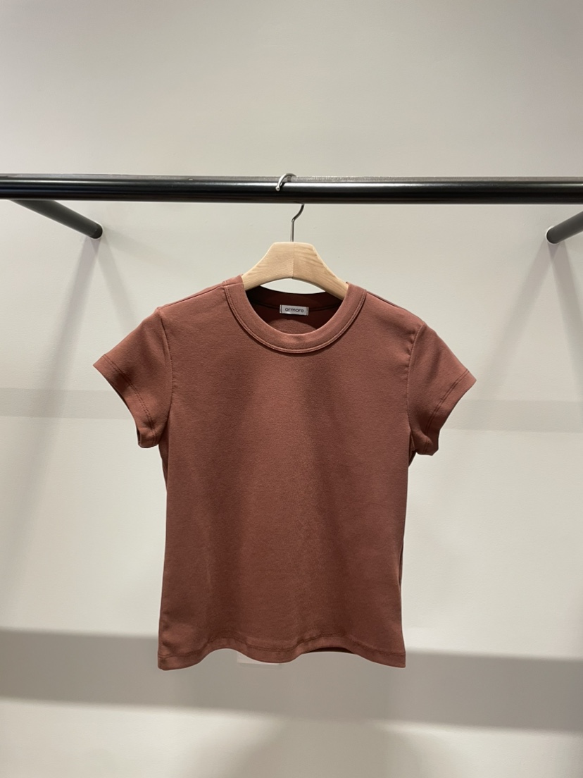 ORMORE東大門實拍女士新款26春夏熱賣時尚休閑人氣真品T恤ORMORET恤圖色2