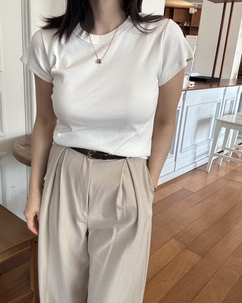 RIAH東大門實拍女裝新品熱賣時尚推薦職業26春夏人氣休閑T恤RIAHT恤