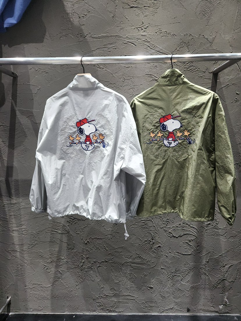 BLACK RIBBON-A韓國直郵女士新款休閑時尚夾克史努比刺繡BLACK RIBBON-A夾克