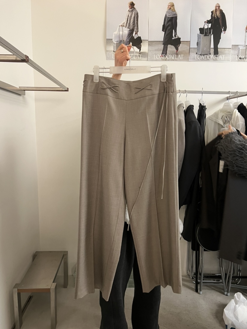 LONDON FLAT東大門代購女士新品熱賣休閑26春夏人氣休閑褲LONDON FLAT休閑褲圖色1