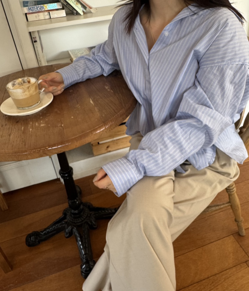 RIAH韓國直郵女士新款休閑職業時尚熱賣人氣真品襯衫蕾絲衫RIAH襯衫/蕾絲衫