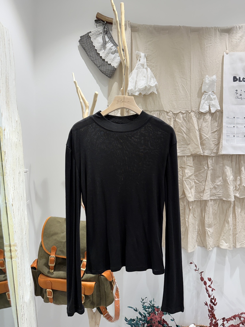 BLOOM東大門直郵女裝新品26春夏推薦真品休閑時尚長袖T恤BLOOM-S長袖T恤圖色2