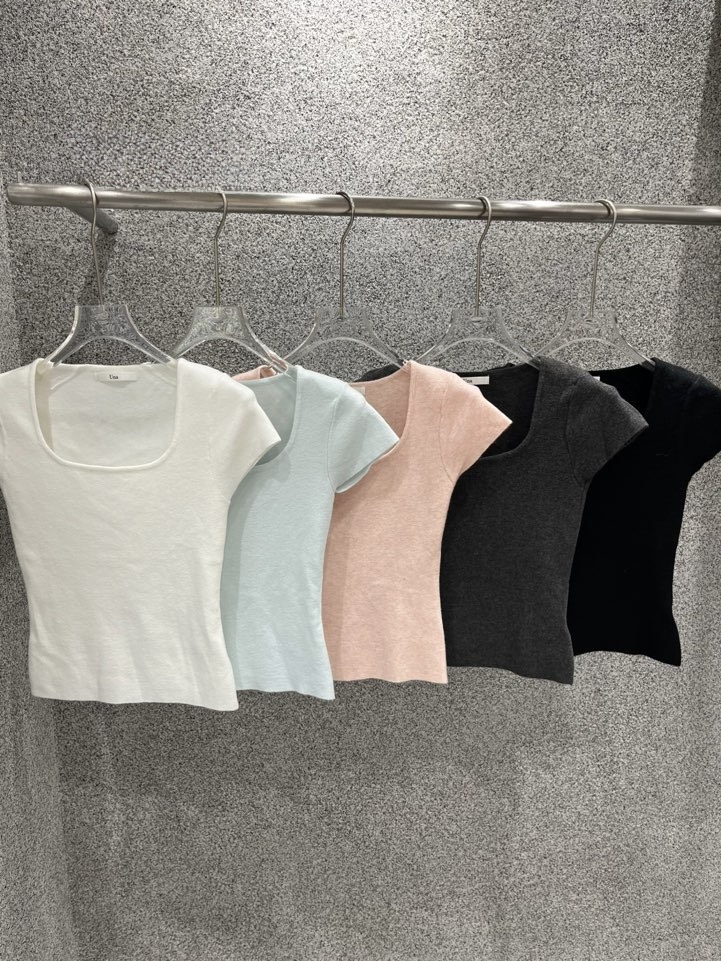 UNA/THE MAY韓國直郵女裝新款真品26春夏熱賣推薦人氣T恤THEMAY/UNAT恤圖色4左四色