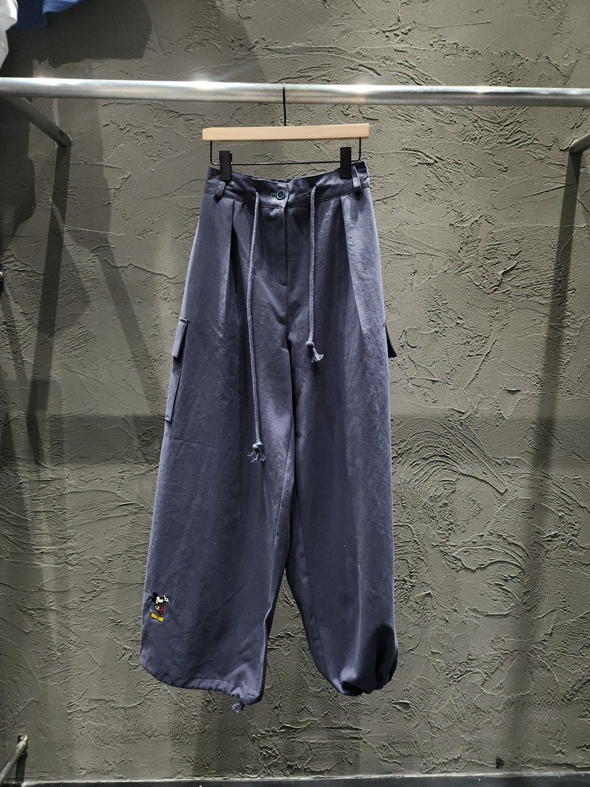 BLACK RIBBON-A韓國直郵女士新款休閑人氣休閑褲工裝褲BLACK RIBBON-A休閑褲圖色1