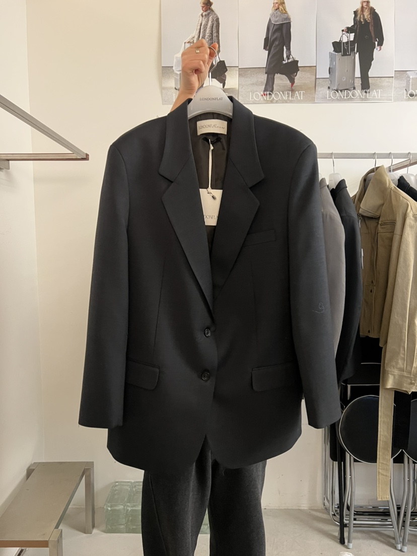 LONDON FLAT韓國直郵女裝新款人氣真品職業夾克意大利羊毛LONDON FLAT夾克圖色1