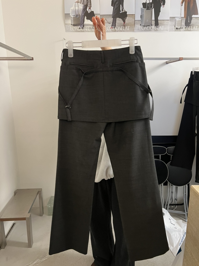 LONDON FLAT韓國直郵女士新款休閑時尚職業熱賣人氣裙褲LONDON FLAT裙褲
